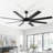 54"/72" Large Ceiling Fan With LED Lights And Remote Control,6-Speed, Reversible Quiet DC Motor, Timer for Indoor/Covered Outdoor-2130112538-2130112532
