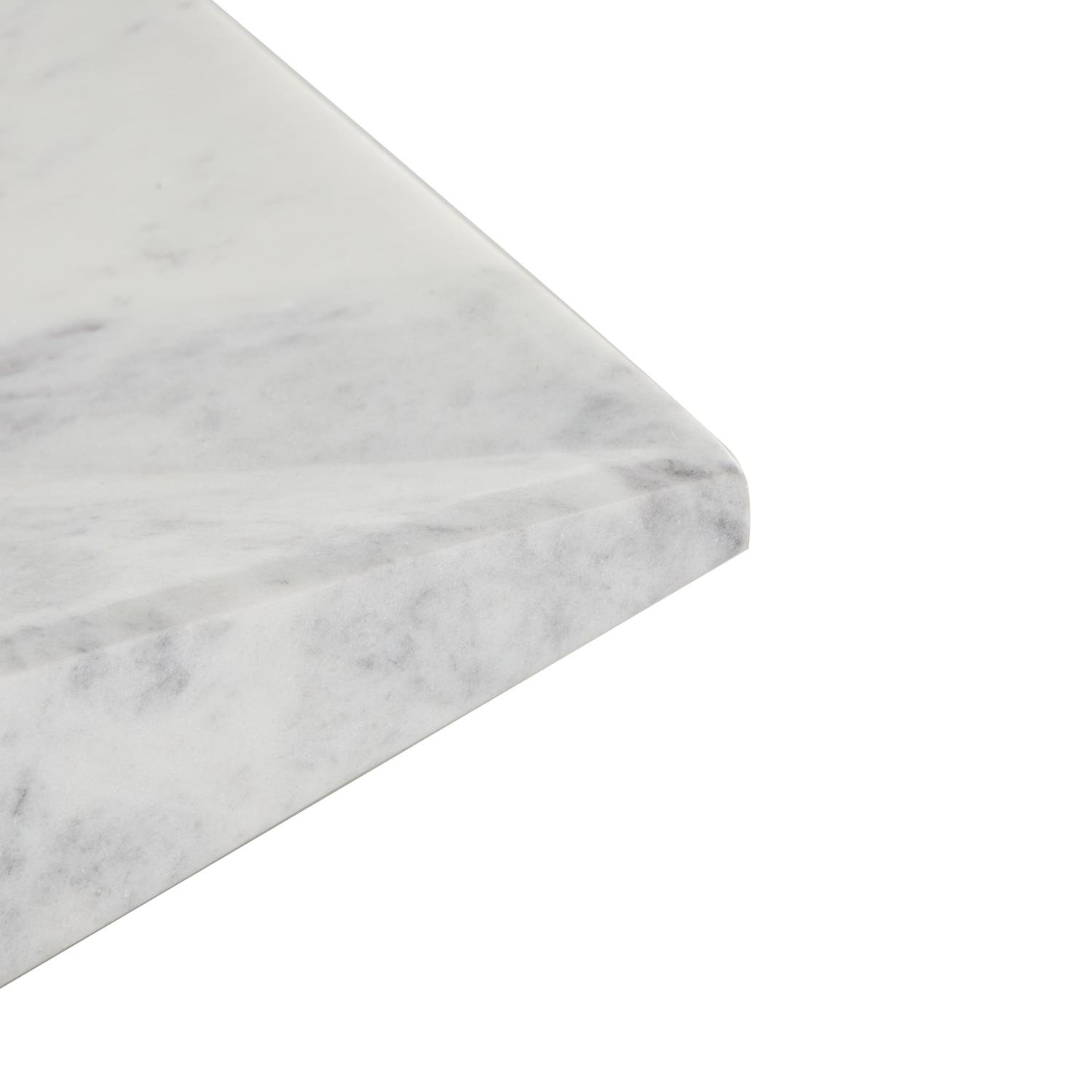 Cole And Grey Marble Square Geometric Tray, 2.15" H x 10" W x 10" D