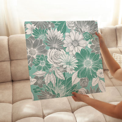 Floral Floral Elegance III, reproduction d'art moderne sans cadre
