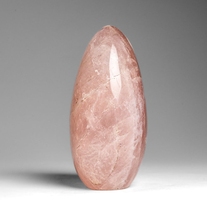Polished Rose Quartz Freeform From Madagascar (1.5 Lbs)