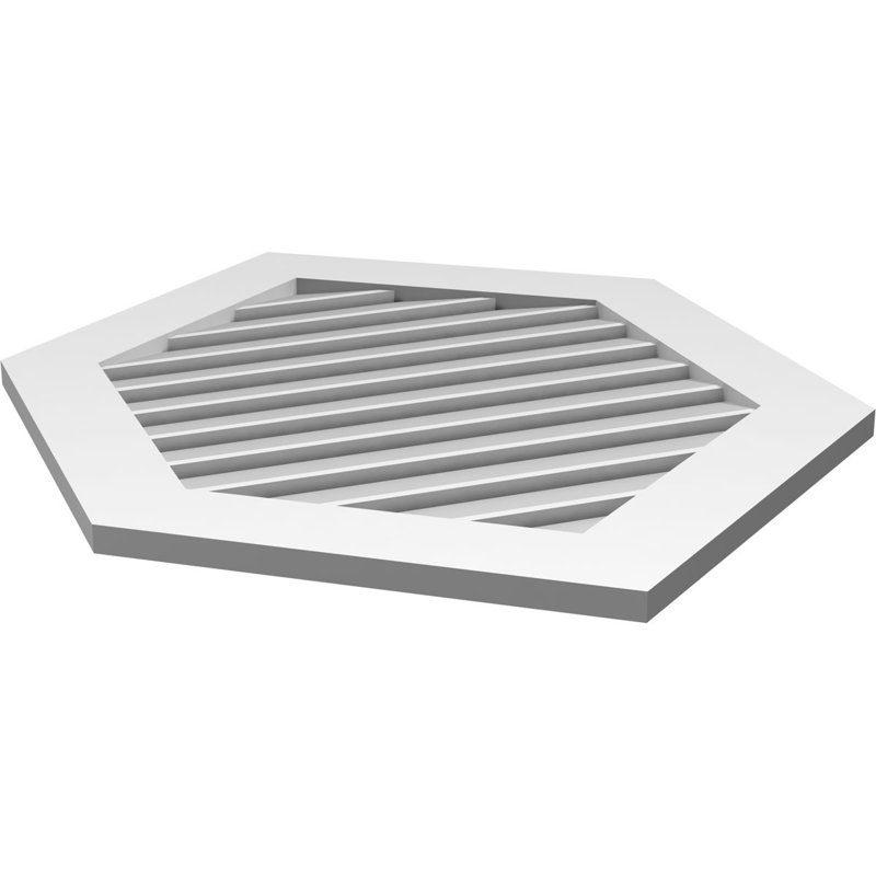 Pente verticale verticale en uréthane 9 pi, H 1 po x l 28 po x L 38 po