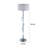 Petrit " Chrome Floor Lamp