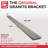 The Original Carbon Fiber Flat Wall Countertop Support Bracket with CarbonBar 14"