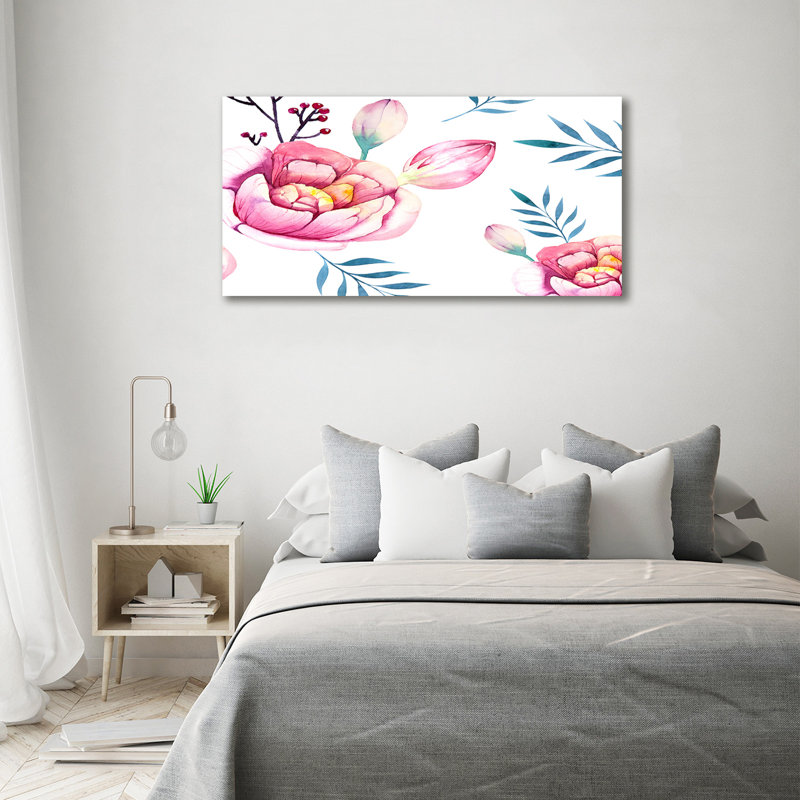 Floral Pattern - Wrapped Canvas Print
