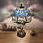 Meryem Tiffany Table Lamp Blue Purple Stained Glass Tulips Included LED Bulb 22"H*12"W*12"D
