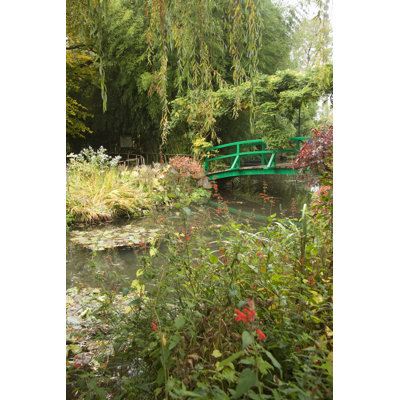 «Monet's Garden» par Lanceb - Photographie sur toile tendue