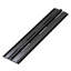 3x Black Acrylic Piano Hinges 200 mm, Continuous Plastic Hinges
