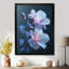 Rose rose et bleu, fleurs de pommier - Décoration murale fleur de pommier-1539704538-1435897787