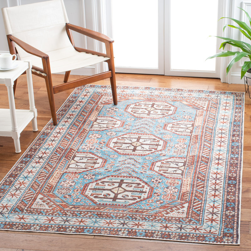 Tapis sud-ouest lavable à la machine Karma Performance, Rectangle 5 pi 3 po x 7 pi 7 po