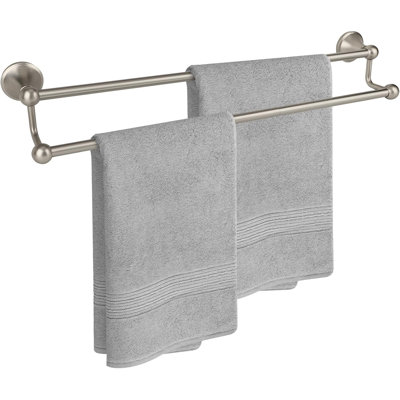 Retro Bathroom Double Towel Rack