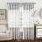Priscilla Embroidered Window Curtain Panel with Attached Valance-589416152