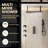 32"X16"Large Head 3-Function Ceiling/Wall Mount Thermostatic Shower System with Body Jets and Slide Bar-110585250