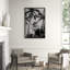 Silver Palms 3' Framed Photographic Print