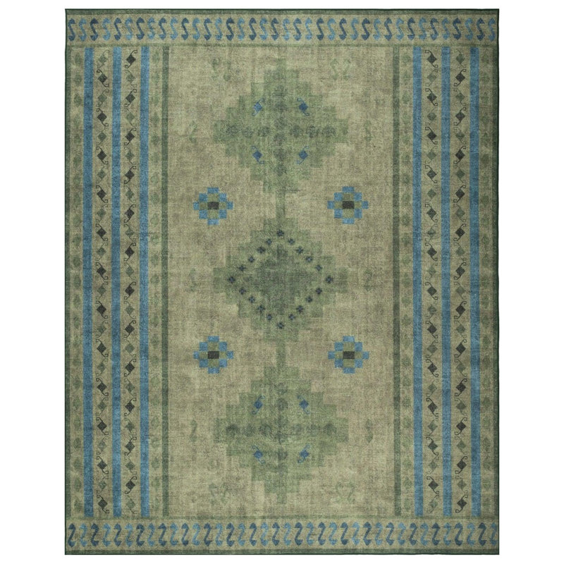 Djembe Easy Care Rug, Tide, 10' x 13'1"