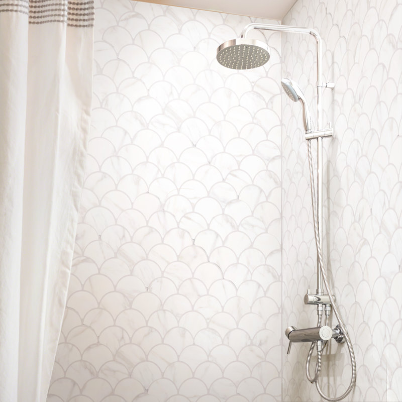 Scala 12.13" x 12.13" Porcelain Marble Look Wall & Floor Tile
