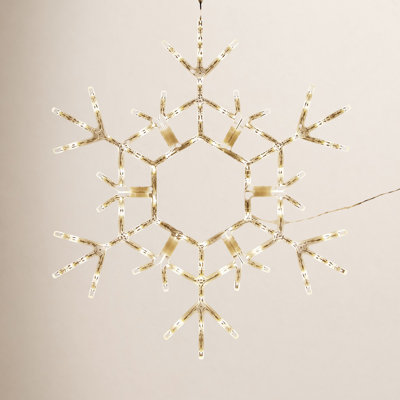 LED Folding Snowflake Lighted Display