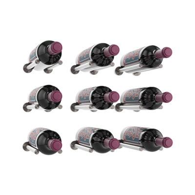 Islais Wall Mounted Wine Bottle Rack
