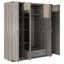 Armoire à miroir 4 portes avec tablettes-685128459