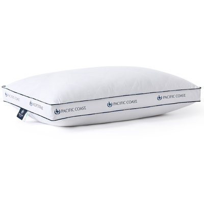 Pacific Coast Firm Hotel Collection Goose Feather and Down Pillow for Sleeping, Standard Size Set of 1