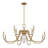 Kiea 12-Light Chandelier in Warm Brass-1345269285-1345269287