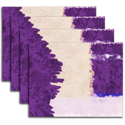 Napperon abstrait en polyester