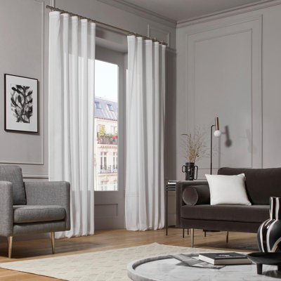 Kea Tab Top Semi Sheer Door Curtains
