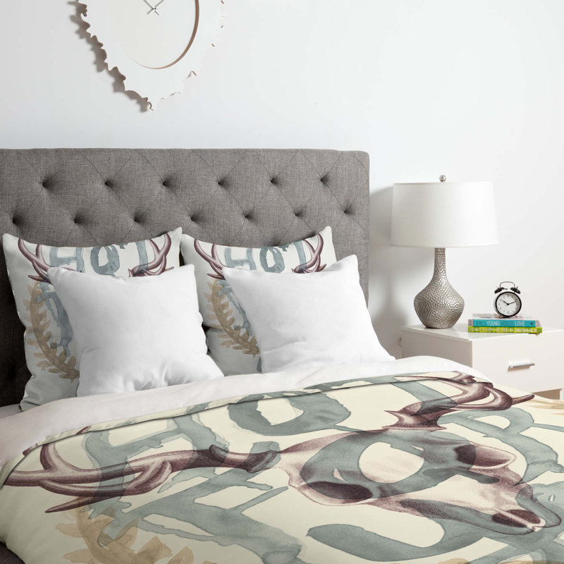 Ensemble de housse de couette Hot For You, Housse de couette simple / simple TG et 1 taie dé