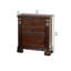 Table de chevet 3 tiroirs 25 po Miri