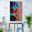Ensemble de 3 pièces de violon coloré sur toile par Harper D.-1012040048