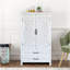 Grande armoire de rangement blanche 27 po Accent