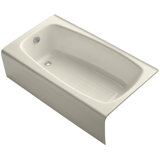 Seaforth™ 54" x 30" Alcove/Tile in Soaking Cast Iron Bathtub