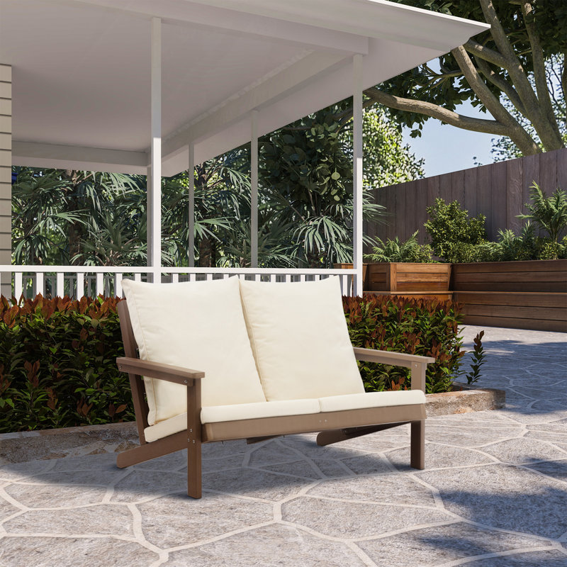 Canapé d'extérieur pour causeuse de patio, ensemble de conversation pour terrasse de jardin