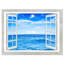 « window open to blue ondulé ocean », impression sur toile tendue-1573972110-1564089716