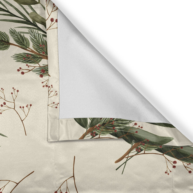 Semi Sheer Curtain Pair