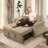 Shortridge 48.5" W Convertible Sleeper Sofa Bed with Adjustable Backrest-1222057714