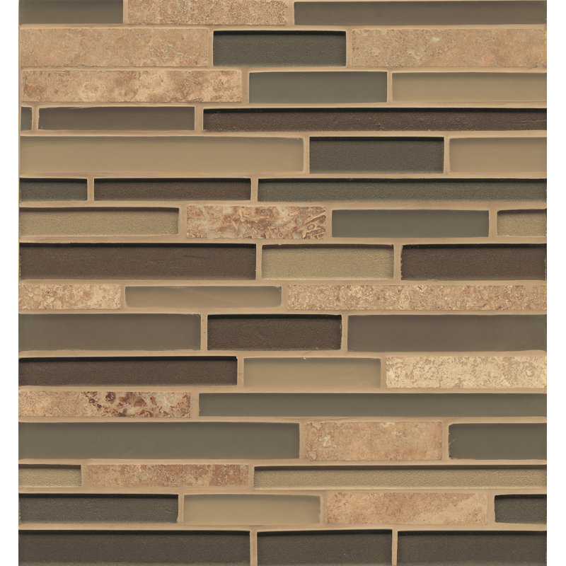 Manhattan Glass Linear Mosaic Wall & Floor Tile, Everett