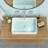 24"X16" White Ceramic Rectangular Vessel Bathroom Sink
