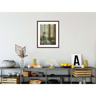 The New York Window by Childe Hassam -Framed Giclee Print