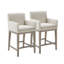 Tabouret de comptoir avec accoudoirs Bethea-107095731