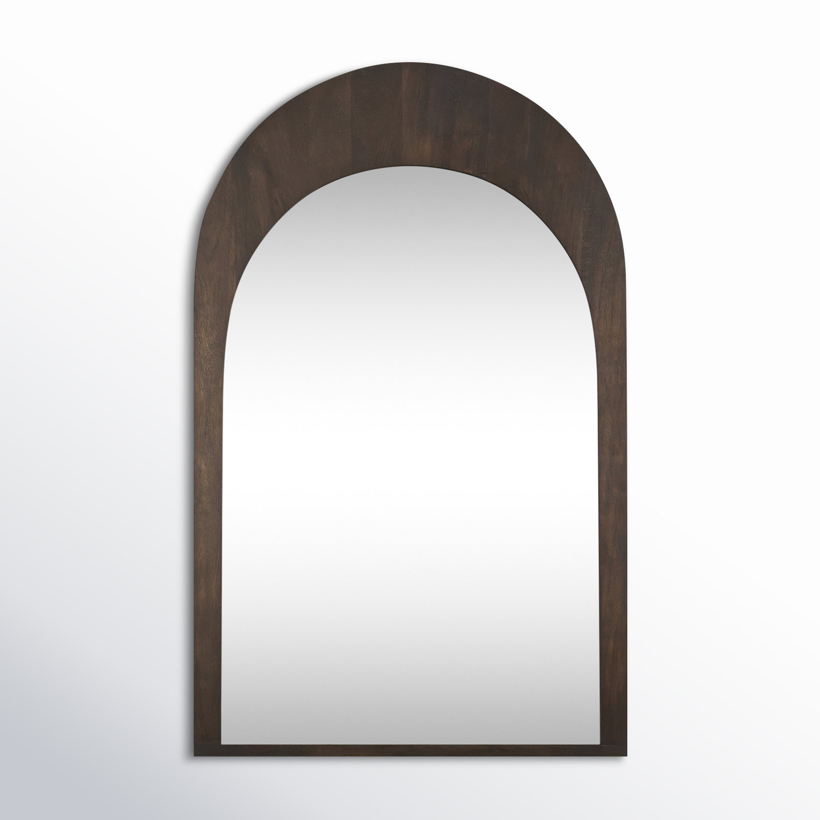 Vixe Mango Accent Mirror, Dark Brown, 48" x 30"