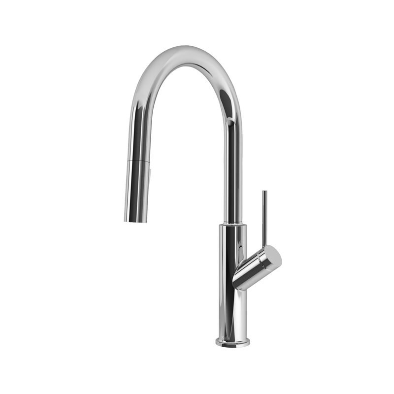 Robinet de cuisine à poignée simple Karismatik, Chrome