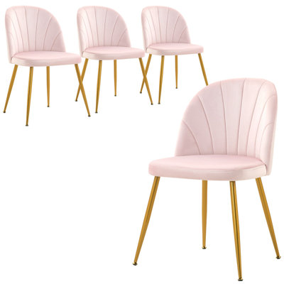 Chaise d'appoint empilable en velours
