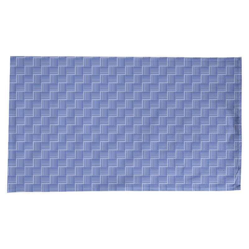 Rayures nattes classiques Nappe, bleu