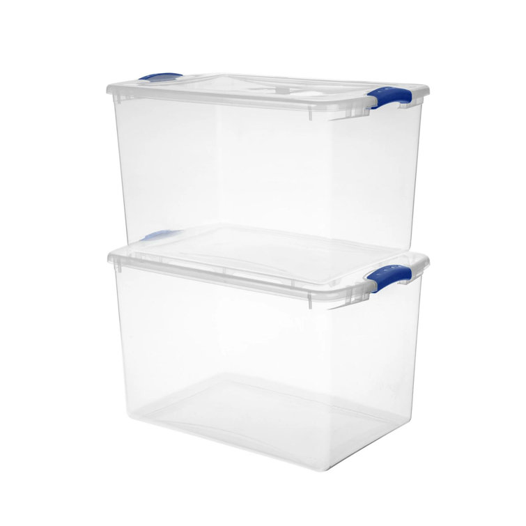 Rebrilliant 66 qt Plastic Storage Bin Set