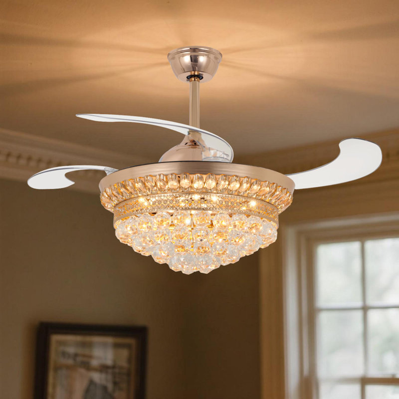 Faruq 42'' Ceiling Fan with LED Lights