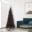 Black Fir Slim Artificial Christmas Tree-780266154-757686098
