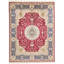 Tapis turc bleu et ivoire 9 x 12
