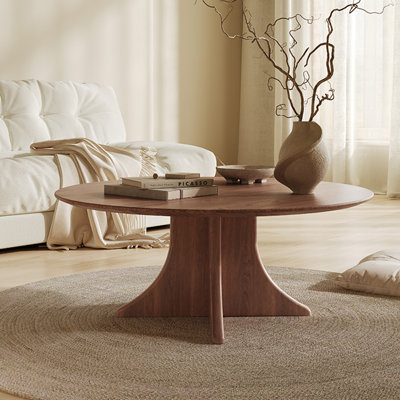 Mid-ancient style light luxury walnut tea table