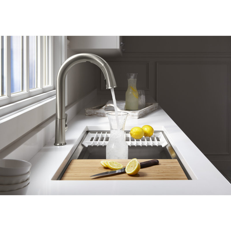 Prolific® 29" L x 17.75" W x 10.97" D Kitchen Sink with Accessories