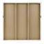Décoration murale en résine abstraite blanche lustrée - l 30 po x H 30 po